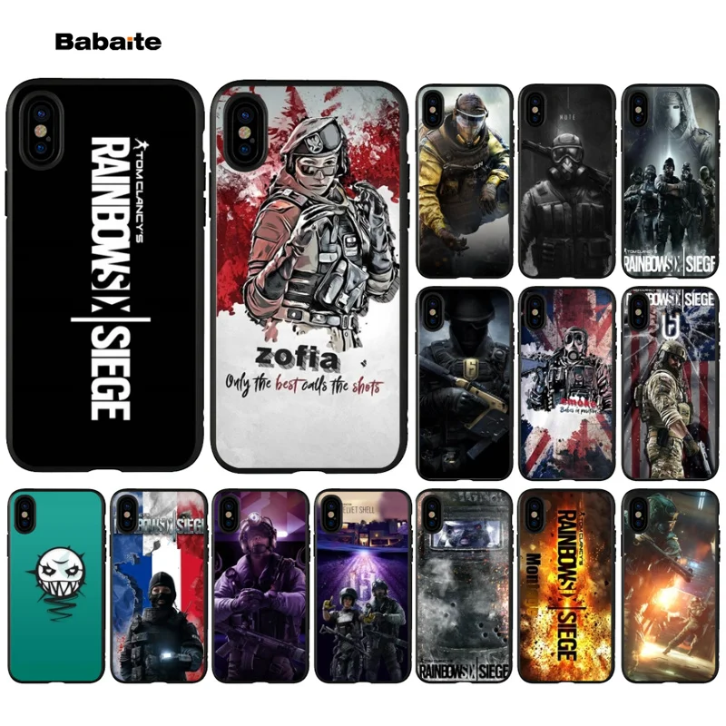 coque raimbow six siege iphone xs