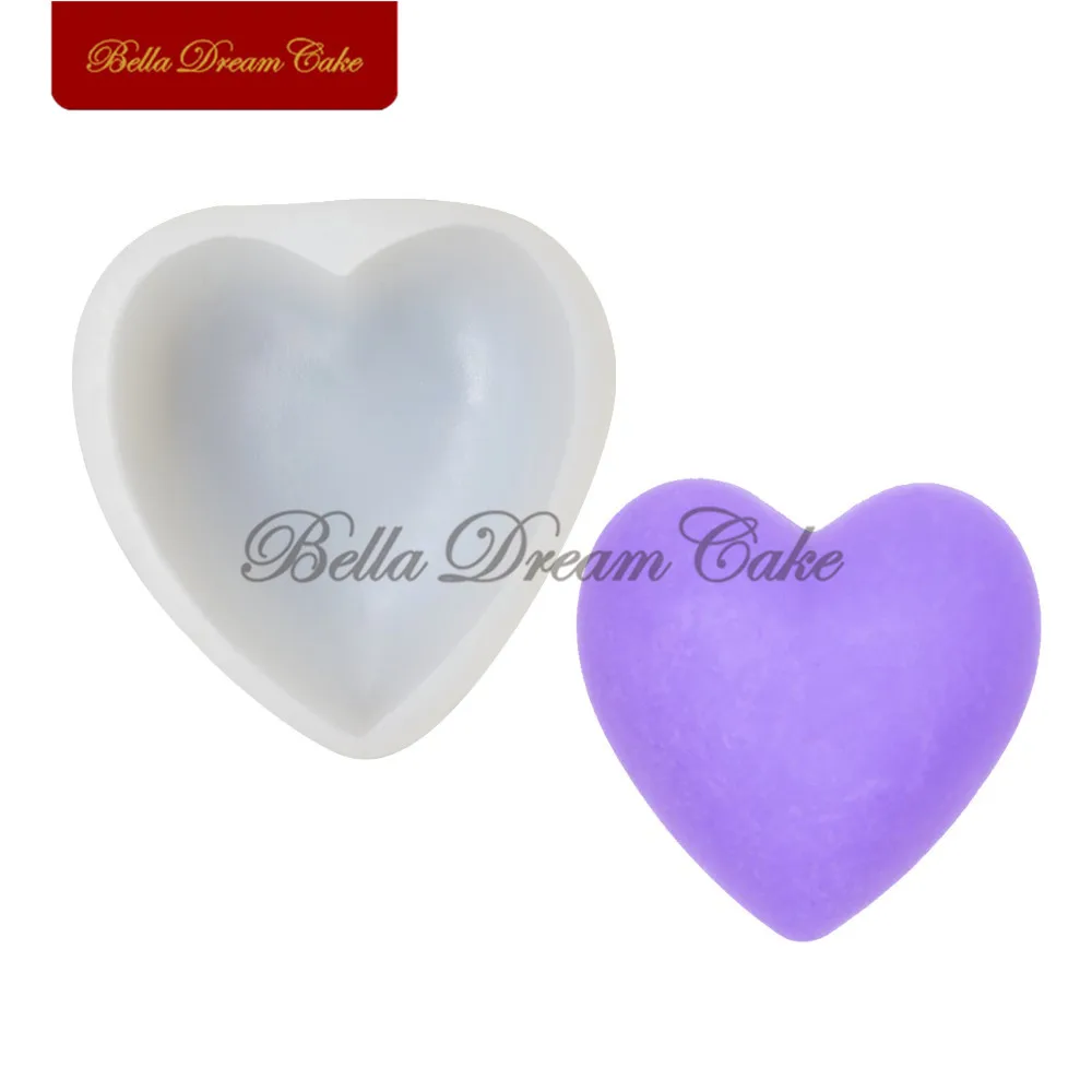 

3D Loveheart Design Silicone Mold Fondant Cake Molds Cake Decorating Tool Soap Mold DIY Handmade Craft Moulds Bakeware