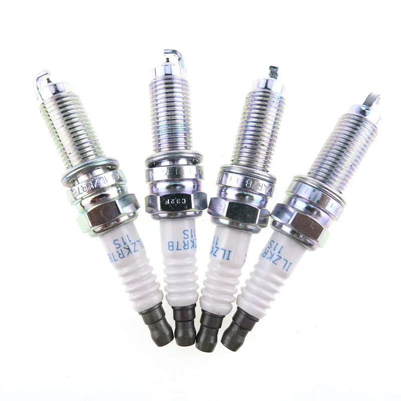 

4PCS/LOT Car Iridium Spark Plug 12290-R48-H01 ILZKR7B-11S For Honda Accord Acura MDX TL TSX 12290R48H01 ILZKR7B11S