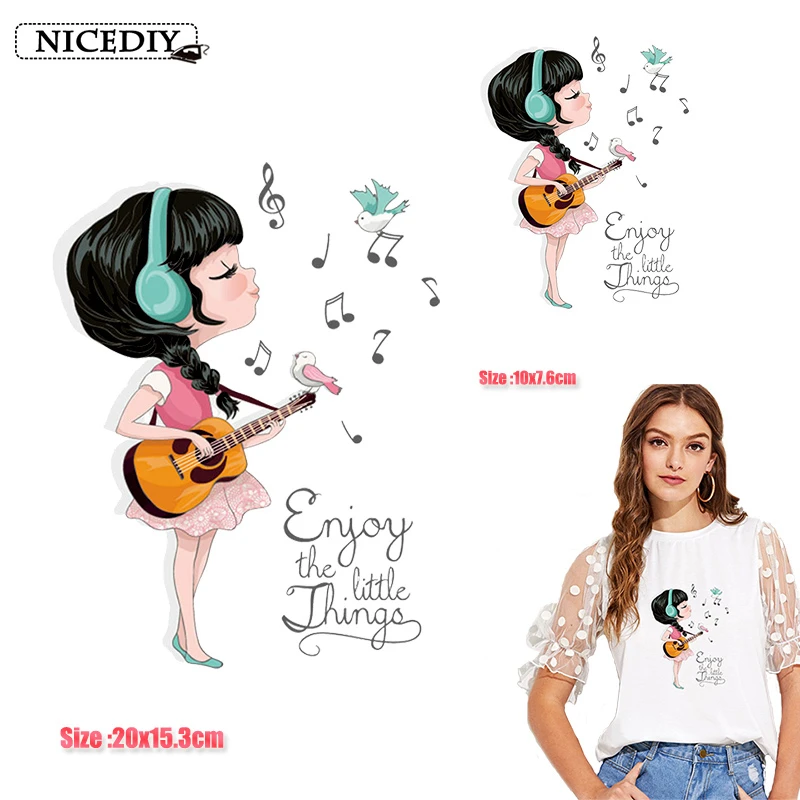 Sticker For Clothes Iron On Transfer Patches DIY Washable Heat Beauty Girl Cute Sticker For Clothes Iron On Transfer Patches DIY Washable Heat Beauty Girl Cute
