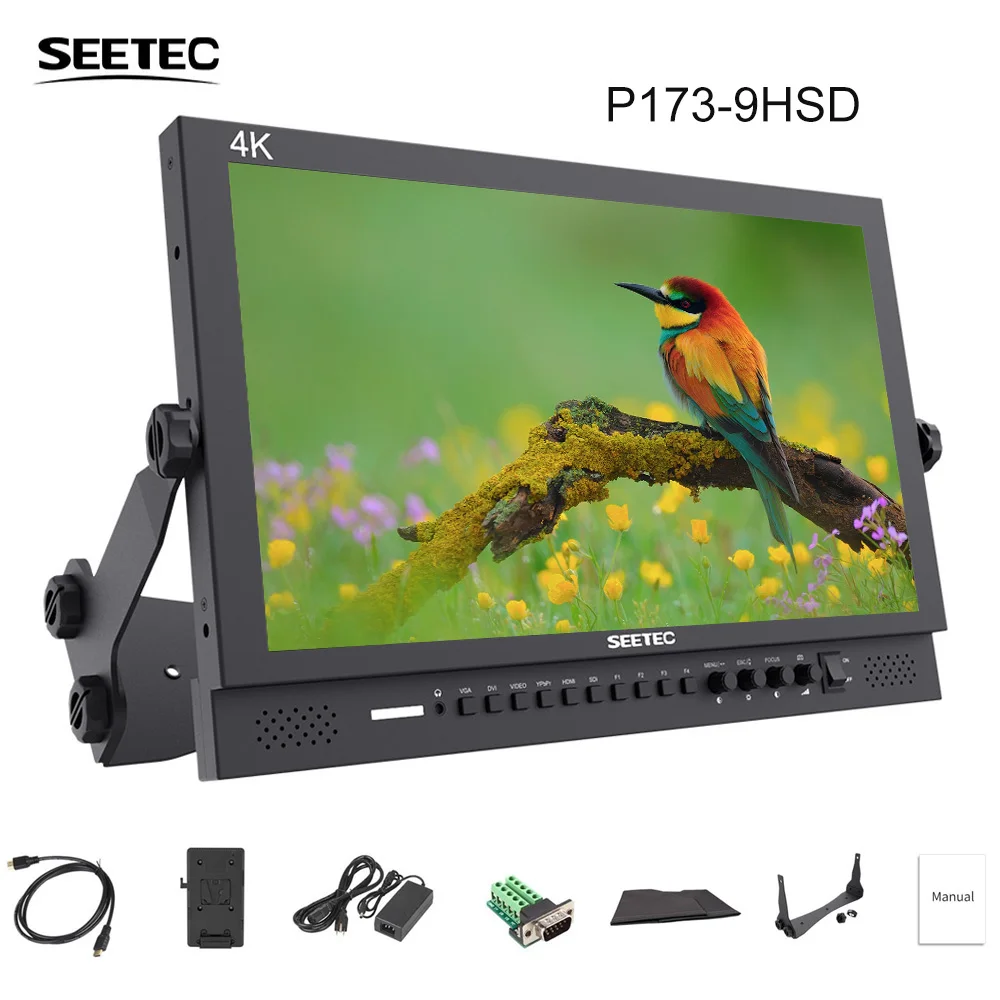 17 3 дюймовый профессиональный монитор для вещания SEETEC full HD 1920*1080 4K - Цена: 