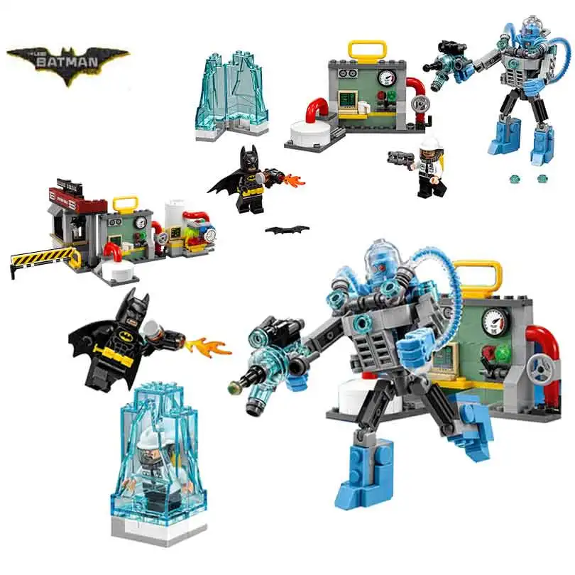 

07049 Batman Movie Mr. Freeze Ice Attack Man-Bat Bricks Building Block Toys Children Gifts Batman