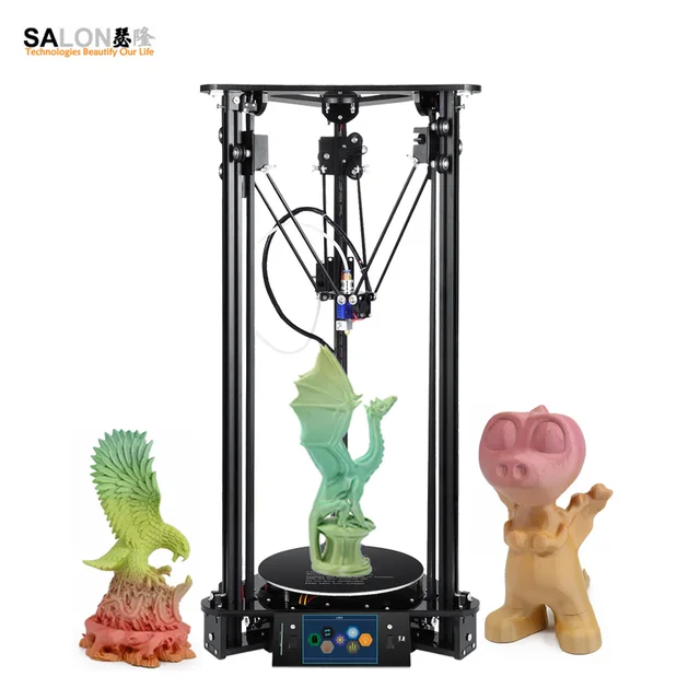 Best Offers Sinis T1-Plus Multi-Functional Printing Machinery 3d Metal Printer 3.5" Touch Screen Delta 3d Printer Kit DIY impresora 3d