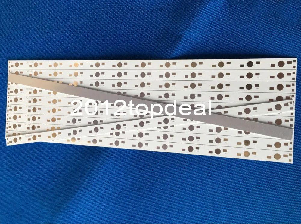 10 шт. алюминиевая печатная плата 30 см x 1 для светодиодов серии 12x1 Вт 3 5 Вт|led flourescent