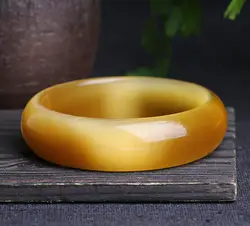 Подлинная ярко-желтый цвет натуральный камень кошачий глаз браслет тонкий опал браслет ювелирные изделия счастливый подарок для женщины