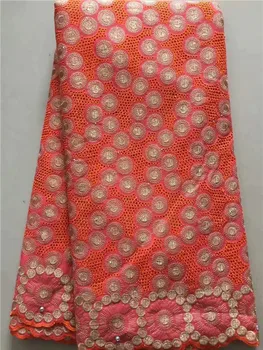 

Excellent wedding/party African dry lace material nice cotton lace fabric for dress FYC26(5yards/lot)