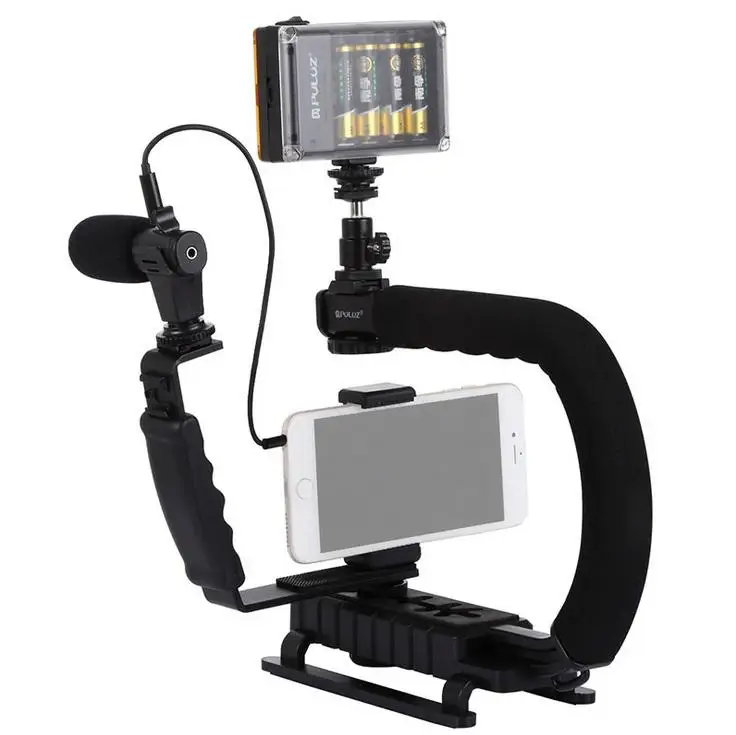 Yiwa PULUZ U-Grip башмак с-образная одна рукоятка Стабилизатор камеры аксессуары для фотосъемки - Цвет: PKT3013
