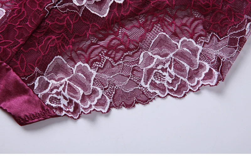 Jerrinut Women Briefs Sexy Lace Underwear Plus Size 3XL 4XL 5XL 6XL High Waist Panty Female Cotton Women Intimates Breathable   3456