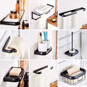

Antique Bathroom Hardware Set Bronze Copper Toilet Paper Holder Towel Bar Soap Dish Toothbrush Holder Bathroom Accessories