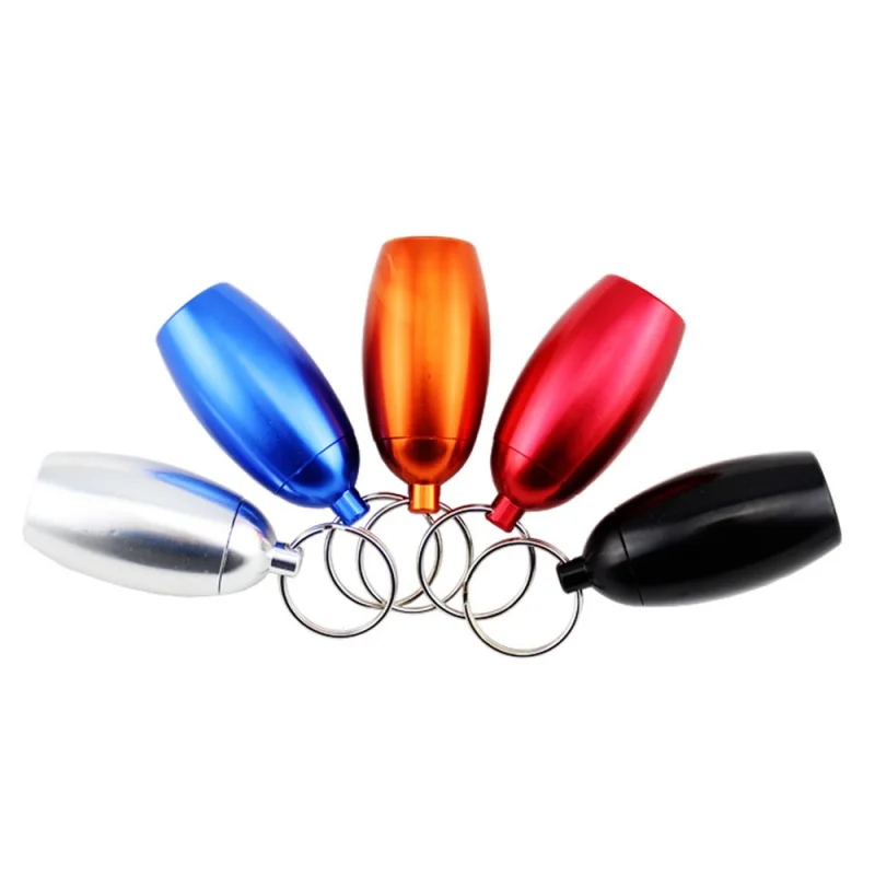 

Aluminum Alloy Mini EDC Survival Equipment Waterproof Box Emergency Medicine Bottles Outdoor Tool First Aid Container Storage