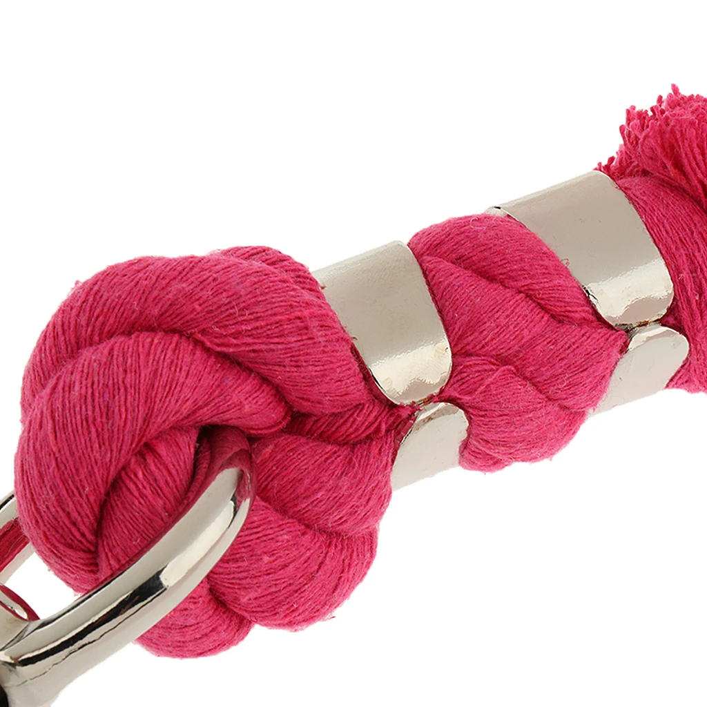 Perfeclan  Premium Horse Lead Ropes Cotton Weave Rein Halters Braided Reins 2.5 m Extra Thick Rope 