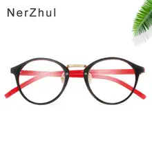 NerZhul, женские ретро очки для близорукости, оправа, женские очки для глаз, Ретро стиль, оптические очки по рецепту, прозрачная оправа