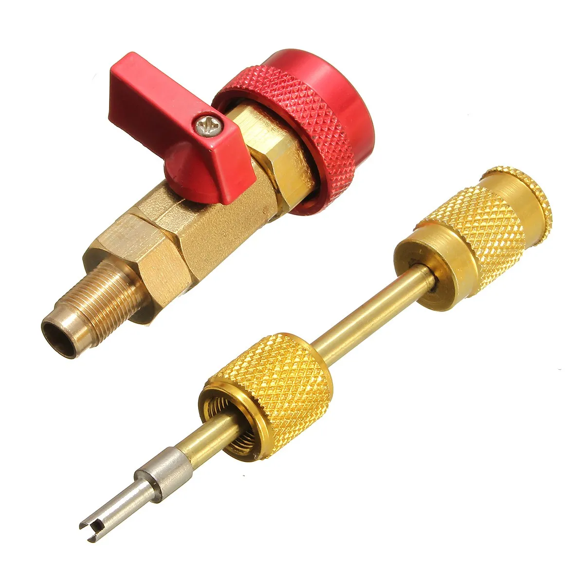 R134/R12 Car Air Conditioning Valve Core Quick Remover Tool Copper