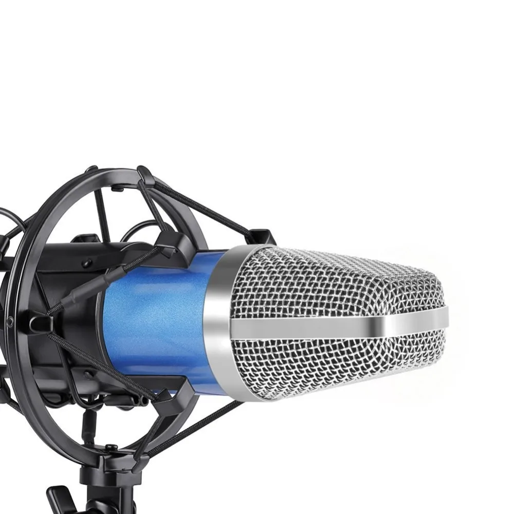 Neewer NW-700 студия вещания и записи конденсаторный микрофон набор: микрофон+ микрофон амортизатор+ анти-ветер пены колпачок+ микрофонный кабель