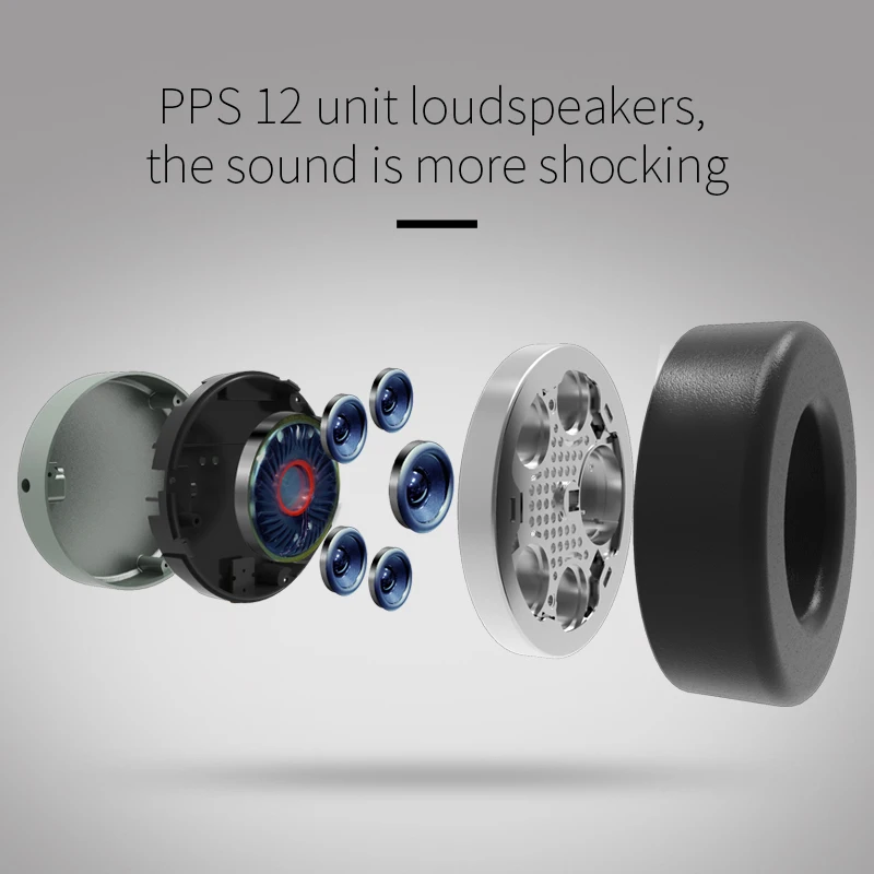 Billige 2018 Bluedio V2 Bluetooth kopfhörer PPS12 treiber mit mikrofon high end kopfhörer Wireless headset für telefon und musik