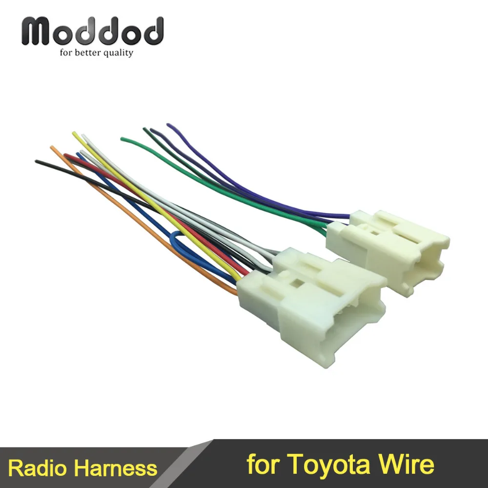 

For TOYOTA Avalon Camry Corolla MR2 RAV4 Stereo CD Player Wiring Harness Wire Adapter Aftermarket Radio Plugs