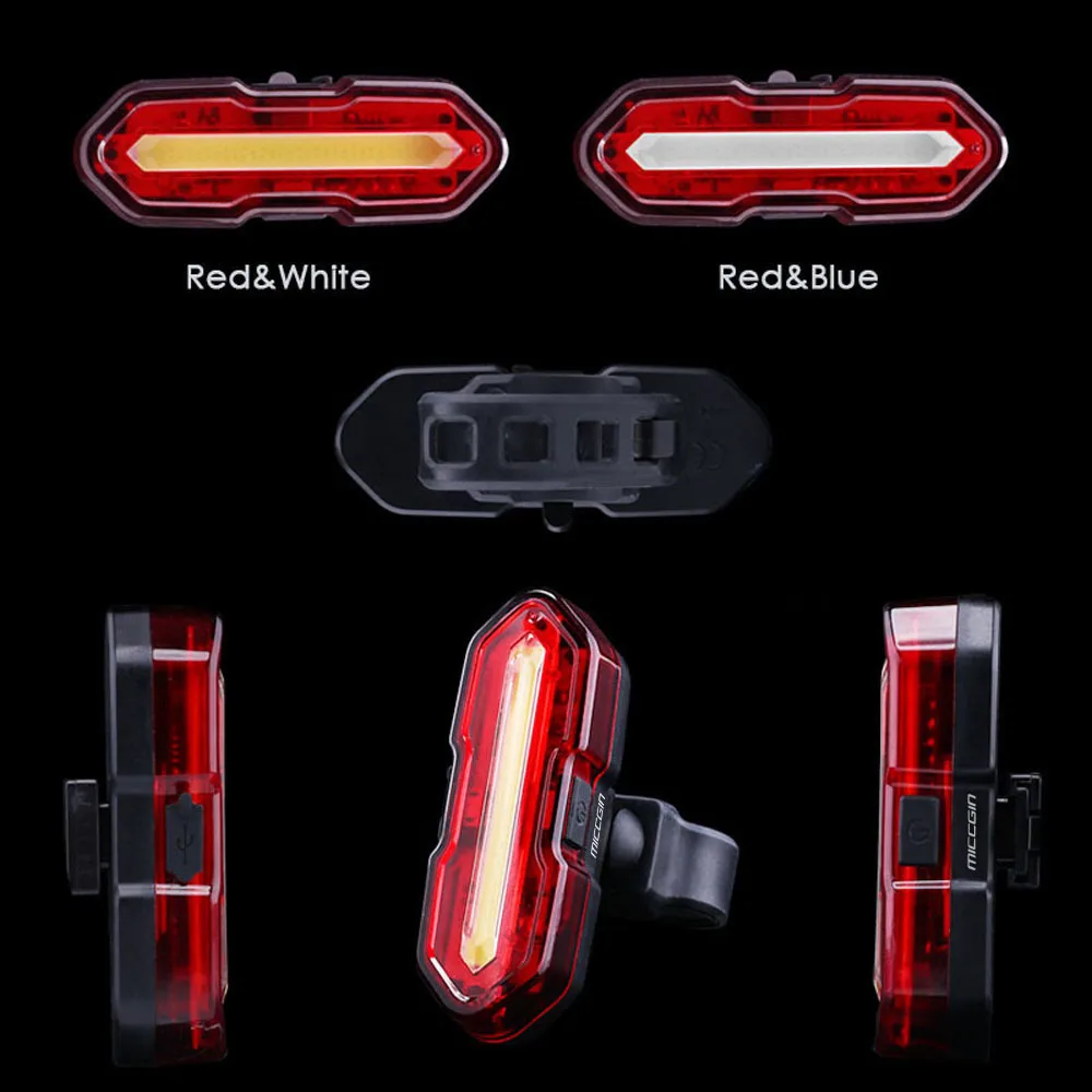 Bicycle Light LED Bike Super Bright Front Rear Lighting Set Lantern For Cycling Flashlight USB Rechargeable COB Lamp Accessories
