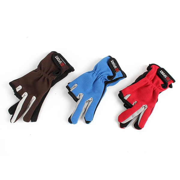 3 Cut Finger Skidproof Anti Slip Gloves Pack Resistant Sports Fishing Rod Tackle Gloves 1 Pair 3 Cut Finger Skidproof Anti Slip Gloves Pack Resistant Sports Fishing Rod Tackle Gloves 1 Pair