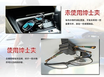 

car-styling Car Sun Visor Glasses Clip for audi q7 fiat ducato audi a4 b6 volvo xc60 suzuki samurai toyota auris accessories