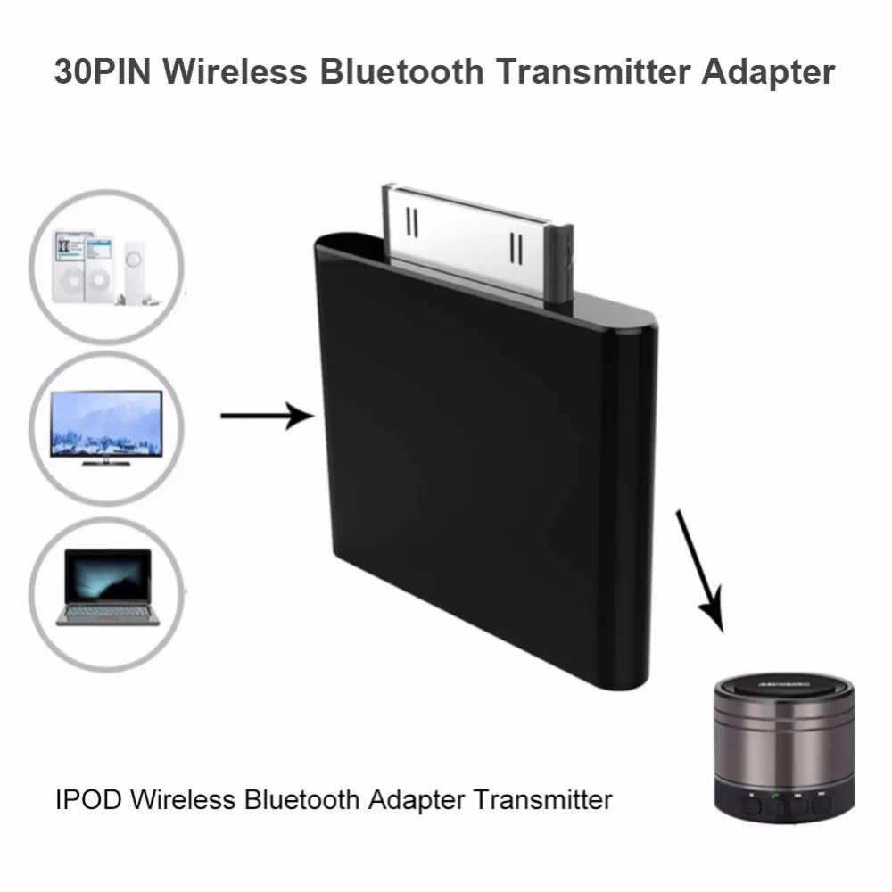 Bluetooth передатчик адаптер Hifi аудио ключ доступа для iPod классический для iPod Touch беспроводной карты вспомогательный приемник адаптер для наушников