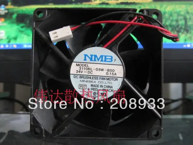 

For NMB 3110KL-05W-B50 8025 DC 24V 0.15A