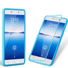 Xiaomi redmi 3 pro case сенсорный экран пк материал флип сенсорный высокая качество тпу защитная крышка для redmi 3 s case 3 s pro 5.0