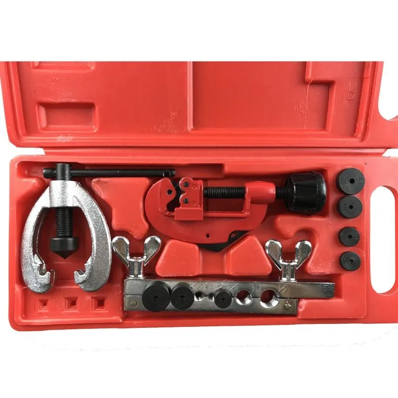 Details about   Fuel Pipe Repair Double Flaring Dies Cutter Tool Kit Cutting Flaring Tools 