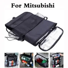 new Car Seat Organizer Cooler Multi Pocket Bag For Mitsubishi Mirage Montero Montero Sport Outlander Pajero Mini RVR Space Star
