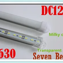 5 шт./лот 50 см 36 светодиодный 5630 SMD не Водонепроницаемый жёсткая планка светильник для шкафа холодной whit чистый белый/теплый белый с крышкой DC12V