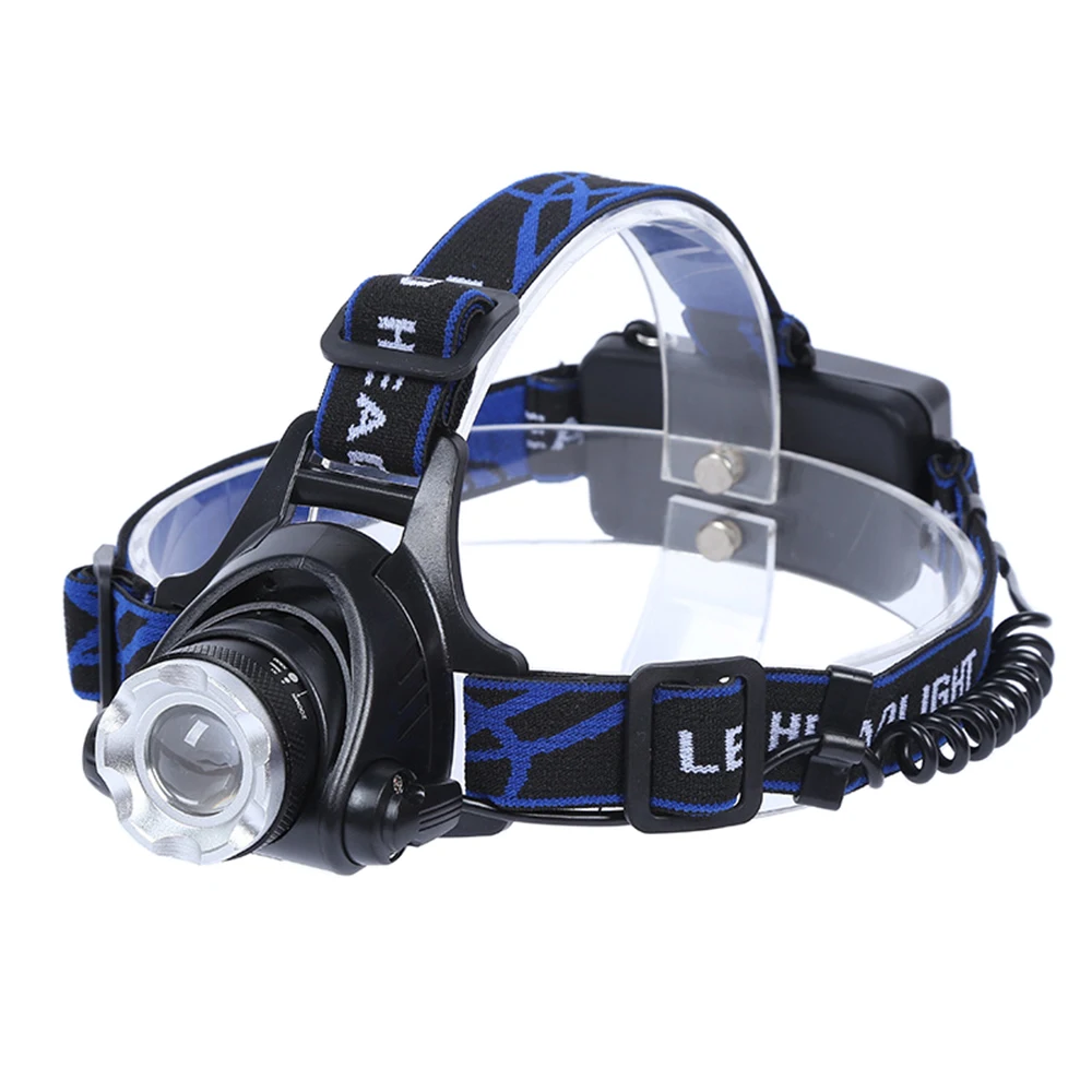 

Reiled Waterproof 3 Modes Zoomable T6 LED Head Flashlight Ultra Bright Headlamp Headlight for Camping Riding Fishing