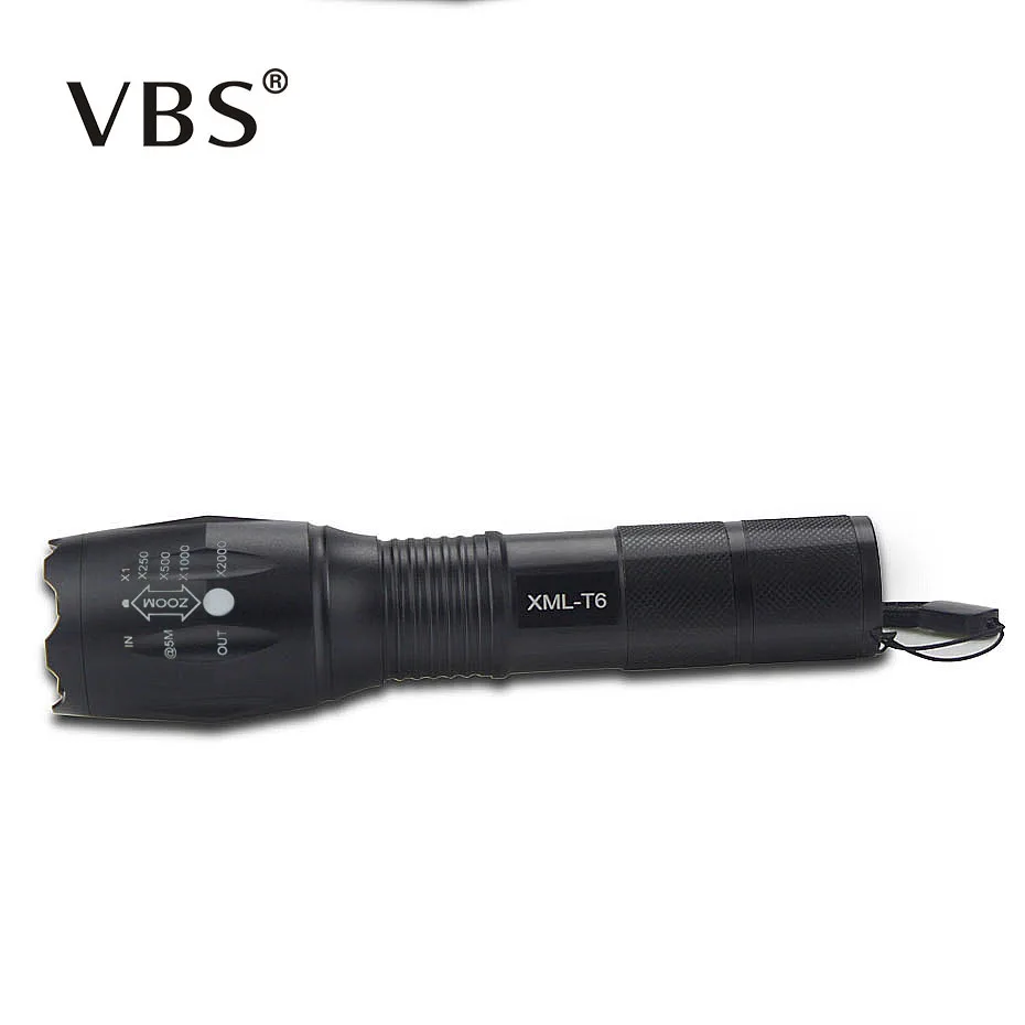 

LED Flashlight AAA 18650 Zoom Led Waterproof Torch Flashlights XM-L T6 4000LM 5 Modes Led Zoomable Flashlight Led With Battery