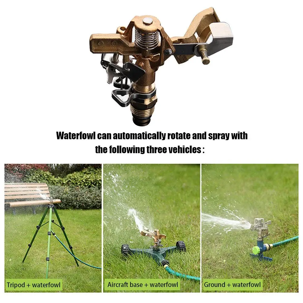

Water Sprinkler Spray Nozzle Connector Copper Rocker Nozzle Rotate Rocker Arm For Garden Irrigation System Garden Supplies