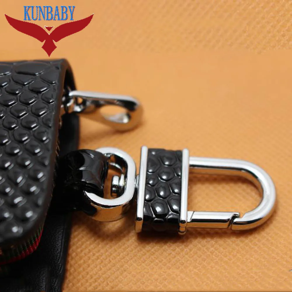 KUNBABY аксессуары для автомобиля змеиная кожа Автомобильный ключ дистанционный Чехол Держатель Автомобильный бумажник-ключница кольцо на сумку брелок для Mini Cooper