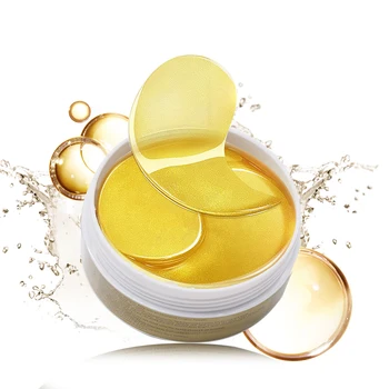 

60Pcs 24K Gold Eye Mask Gel Eye Patches for Eyes Care Sleep Masks Remover Dark Dircles Anti Age Bag Wrinkle Eye Patches Pads