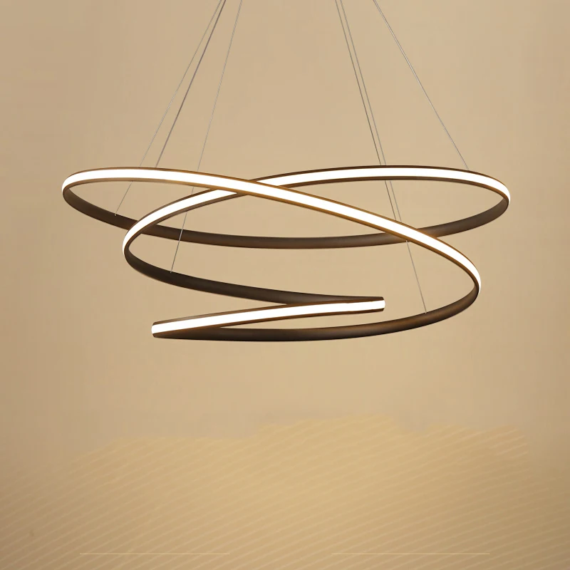 

LICAN Modern led Pendant Light for Kitchen Dining Room Living Room Suspension luminaire Hanging Black Pendant Lamp Fixtures
