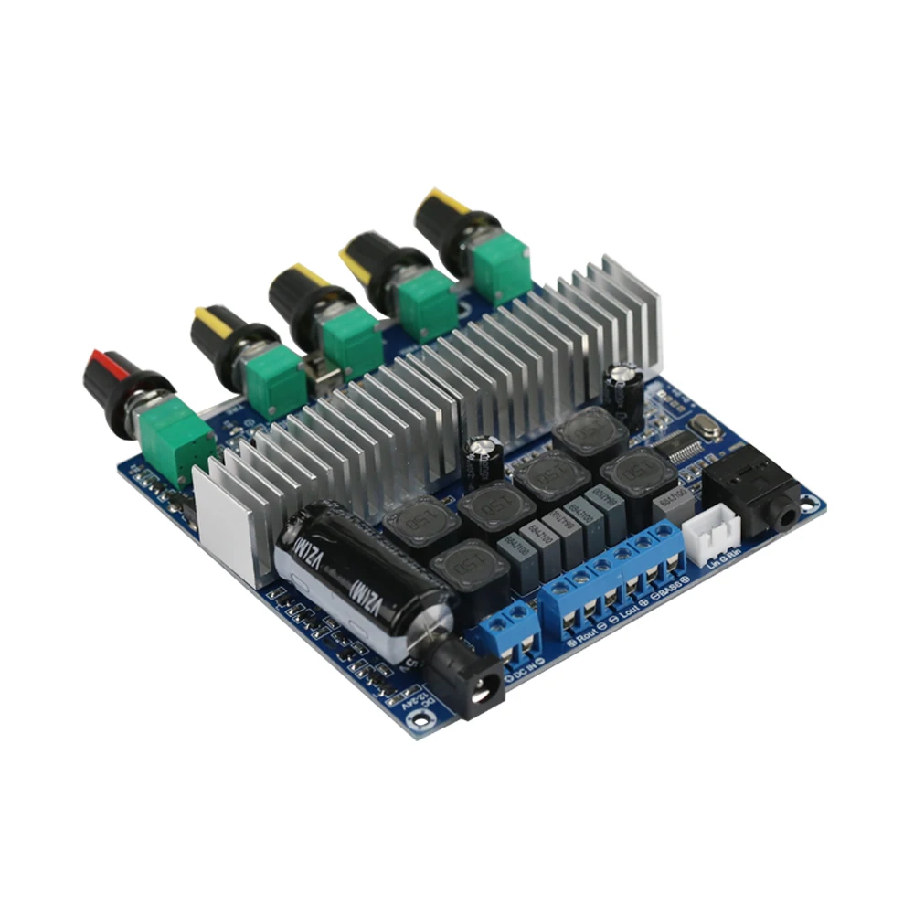 Усилитель Bluetooth GHXAMP TPA3116 2 1 сабвуфер цифровая аудиоплата 50 Вт * + 100 бас AUX для bluetooth