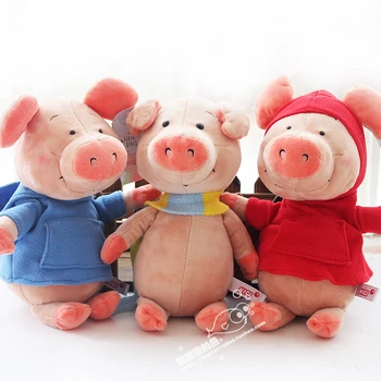 

Hot 30CM Super Cute Webbly Plush Pig Toys Soft Stuffed Animals Doll Toy Kids 4 Styles Gift For Children Birthday Good Quality