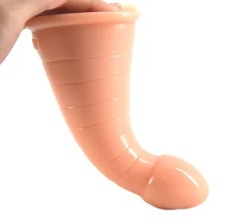 FAAK 2021 new anal sex toys xmas hat shape wine red anal dildo large butt plug for women men anus stuffed masturbator sex shop 2