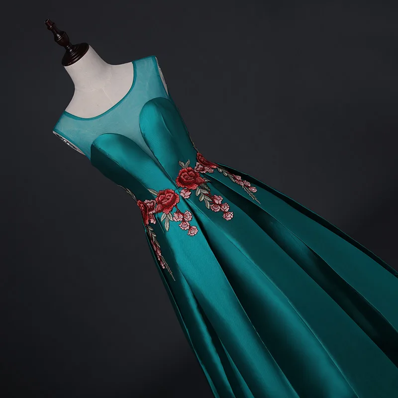 Новое поступление; элегантное вечернее платье; Vestido de Festa; платье с аппликацией; Прозрачное длинное стильное платье с открытой спиной