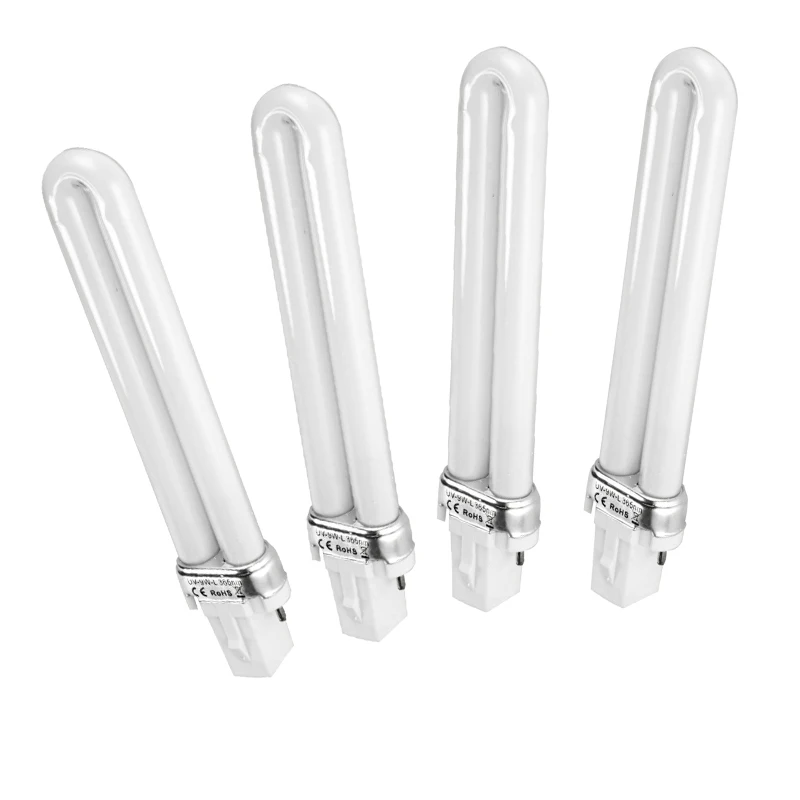 MelodySusie 1Set 4pcs 365nm U Shape font b LED b font UV Lamp 9W Light font