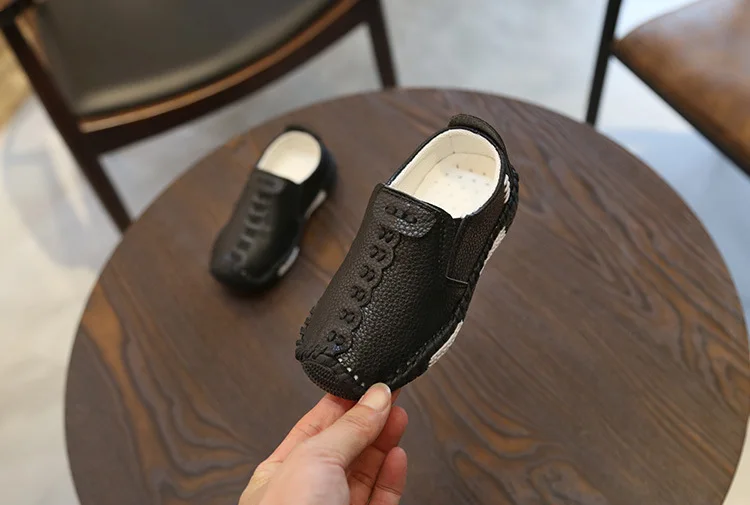 Crianças inglaterra estilo meninos sapatos de couro