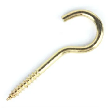 

10PCS M6 M8 M10 M12 M14 Iron Question Mark Sheep Eye Hook Light with Hook Wood Self-tapping Screws