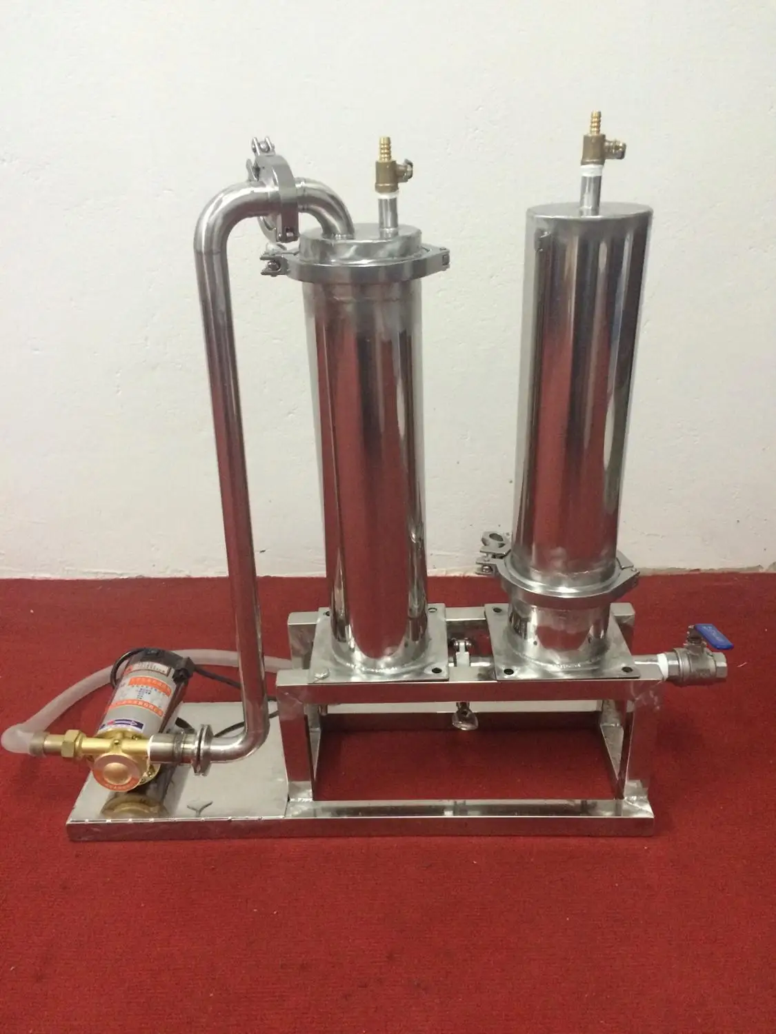 304 Stainless Steel 100W Electric Wine Filter Machine Water Liquid