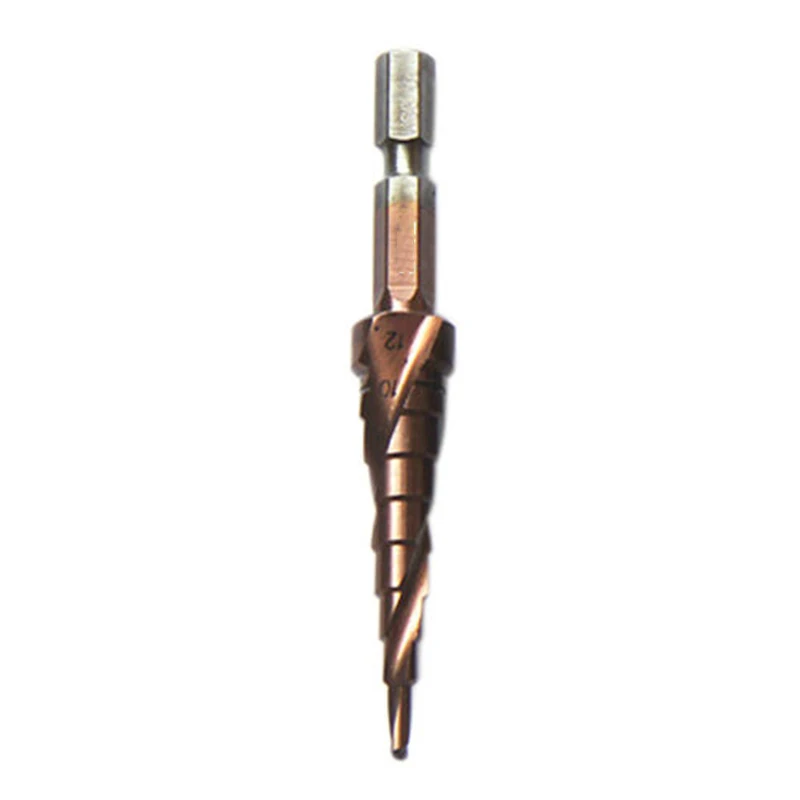 

3-14mm High Speed Step Drill Bits For Metal Wood Hole Cutter HSS Cone Cobalt 6.35mm Hex Step Drill Bit Drilling Power Tools