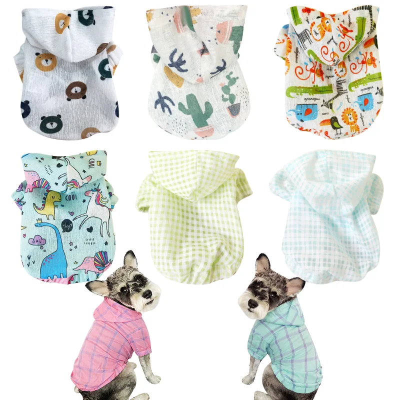 Clothes for Pet Dogs Clothes For Small Dog Coat Clothing for Pet Cats Hoodies Chihuahua Pets Dogs Cat Clothes Shirt 30