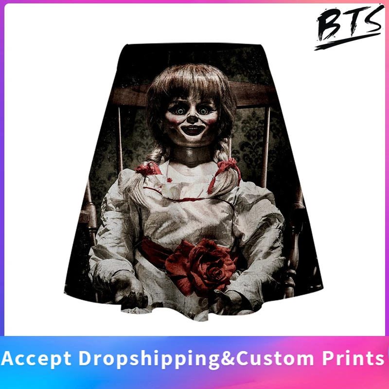 

Skirt Horror Movie 3D Printed Women Fashion Streetwear Short Skirts 2019 New Arrival Hot Sale Girls Casual Trendy Summer Wear