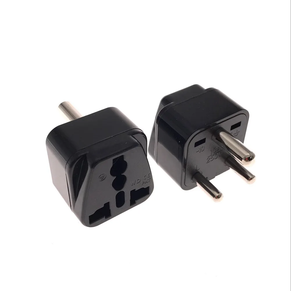 UK/AU/US/EU to Small South Africa Power Plug Converter Adaptor India