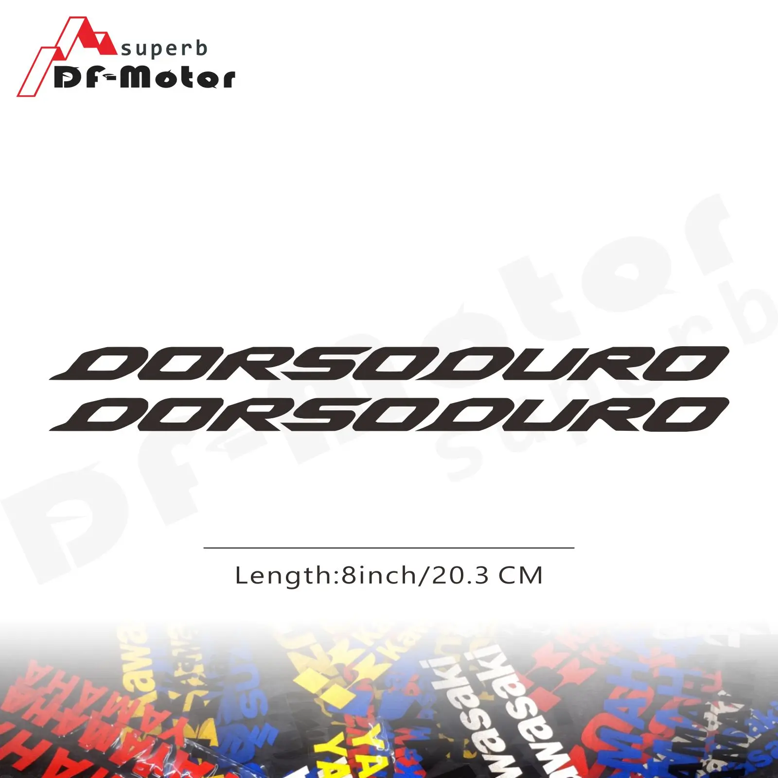 

8Inch Reflective Sticker Decal Motorcycle Car Sticker Wheels Fairing Helmet Sticker Decal For Aprilia DORSODURO 750 1200 RSV4