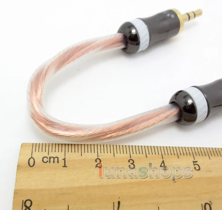 LN004329 3 5mm 7N OCC Male Hifi Headphone AMP Amplifier audio DIY cable For MP3 etc