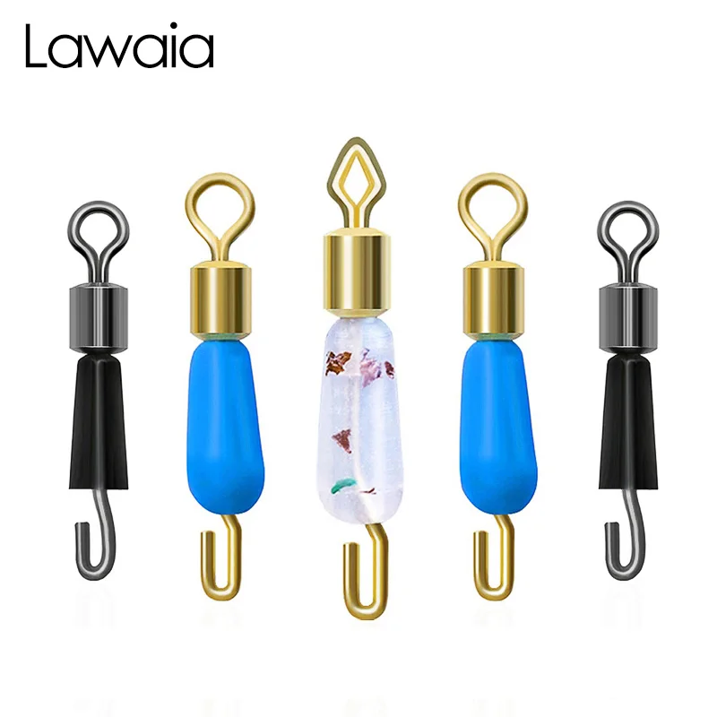 

Lawaia Connector Eight-character Ring Silicone Quick Clips 3 Styles Large Pull Connection Ring Fast Pin Hanging Fishing Supplies
